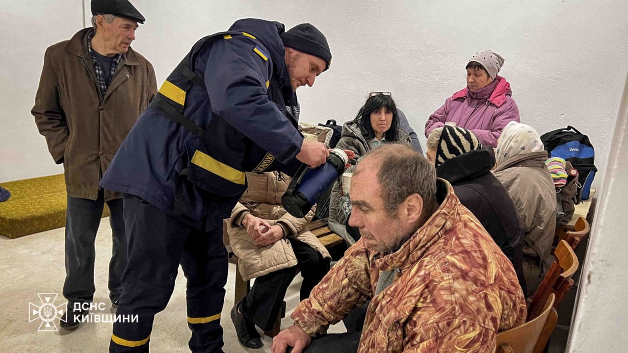 Наслідки нічного обстрілу Київщини